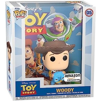 Funko Pop VHS Cover: Disney - Toy Story, Woody Holding Lenny (Amazon Exclusive)