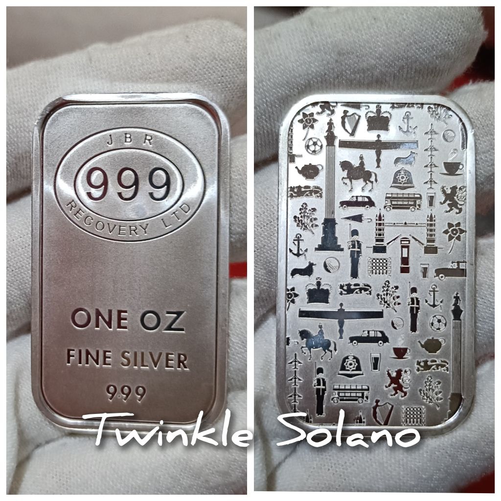 Perak Batangan Murni JBR 1oz Fine Silver