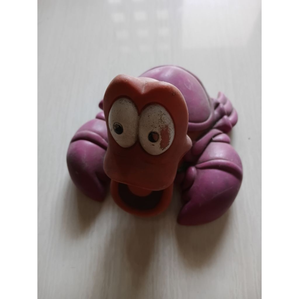 Sebastian ariel mermaid disney action figure second preloved mainan toys