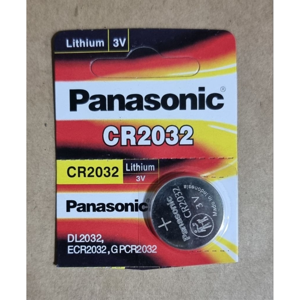 BATERAI CR2032 PANASONIC ORIGINAL BATTERY LITHIUM 3V CR2032
