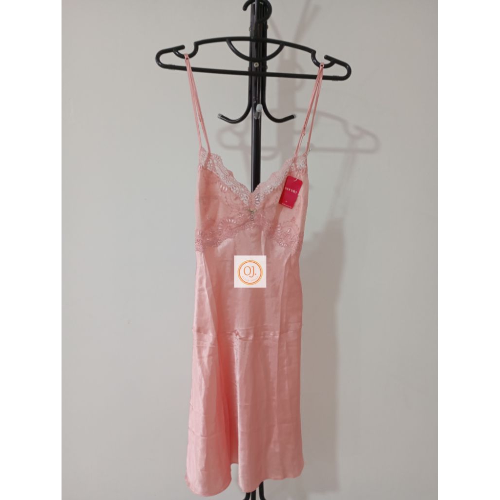 Lingerie baju tidur wanita Sorella original warna pink salem