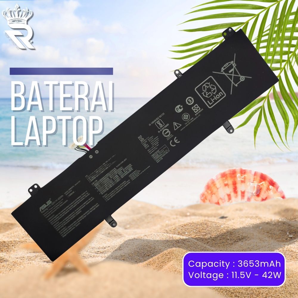 Baterai for Laptop Asus VivoBook A411 A411U X411 X411U Series B31N1707