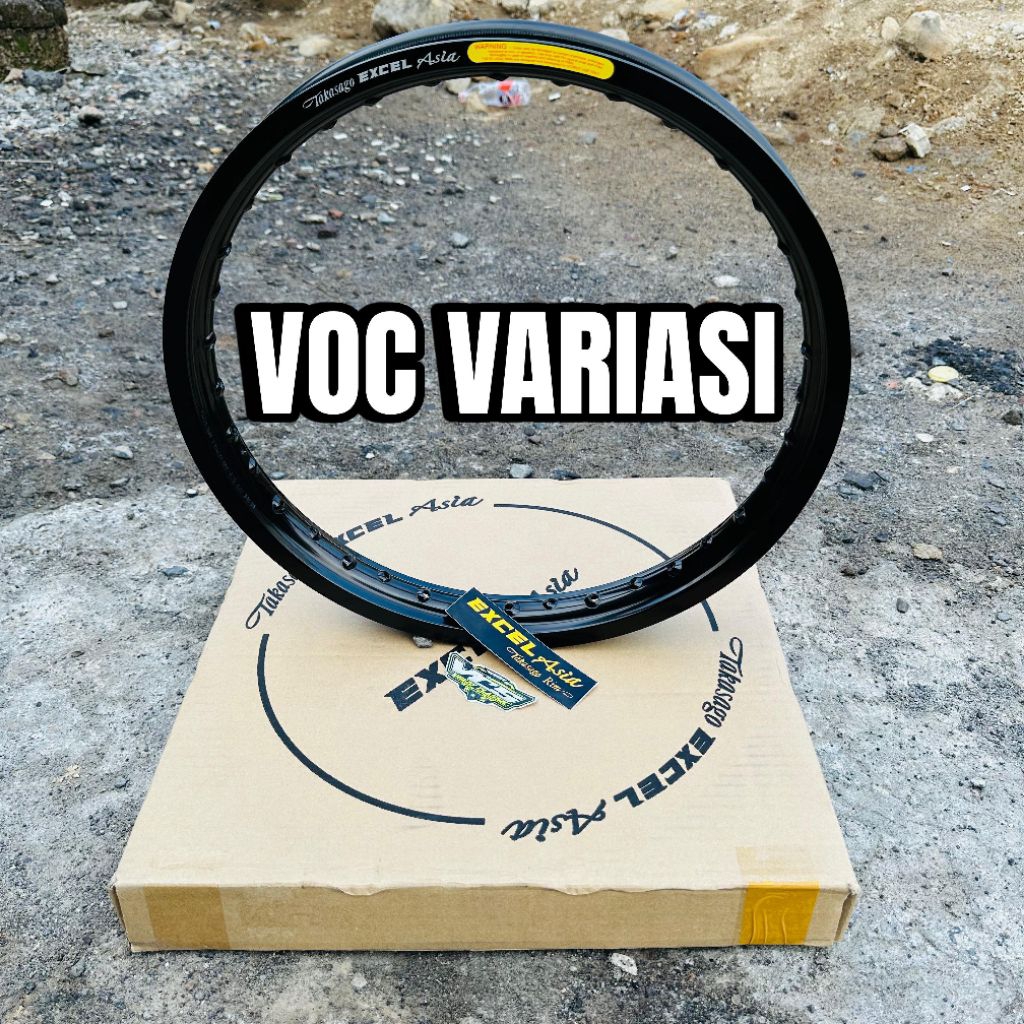 velg EXCEL ASIA TAKASAGI ORIGINAL UK 160 ring 17 hitam lingkaran velg EXCEL asia takasago ori