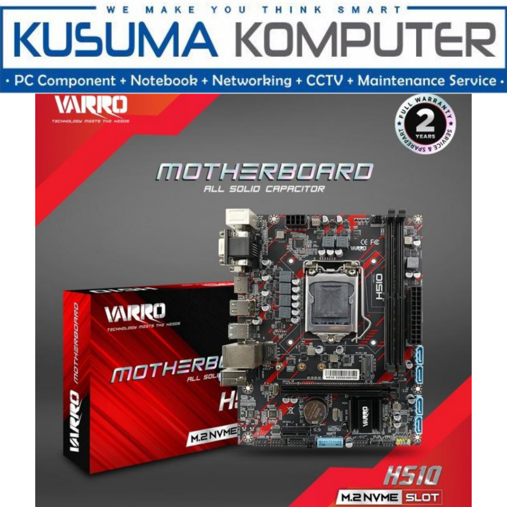 VARRO Motherboard H510 DDR4 LGA1200