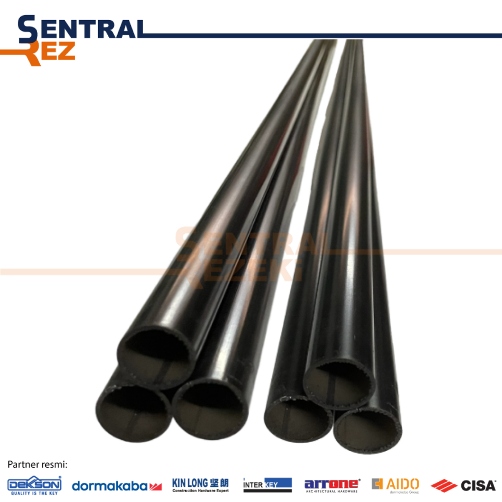 Pipa 1 inch 25mm Clamp Pipa Stailess Hitam