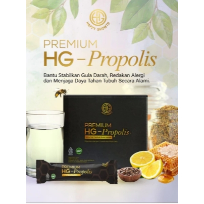 

PREMIUM HG - Propolis MINUMAN SERBUK UNTUK KESAHATAN 1 BOX ISI 8 SACHET