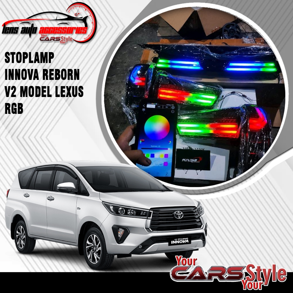STOPLAMP INNOVA REBORN MODEL LEXUS RGB - STOP LAMP INNOVA REBORN MODEL LEXUS RGB