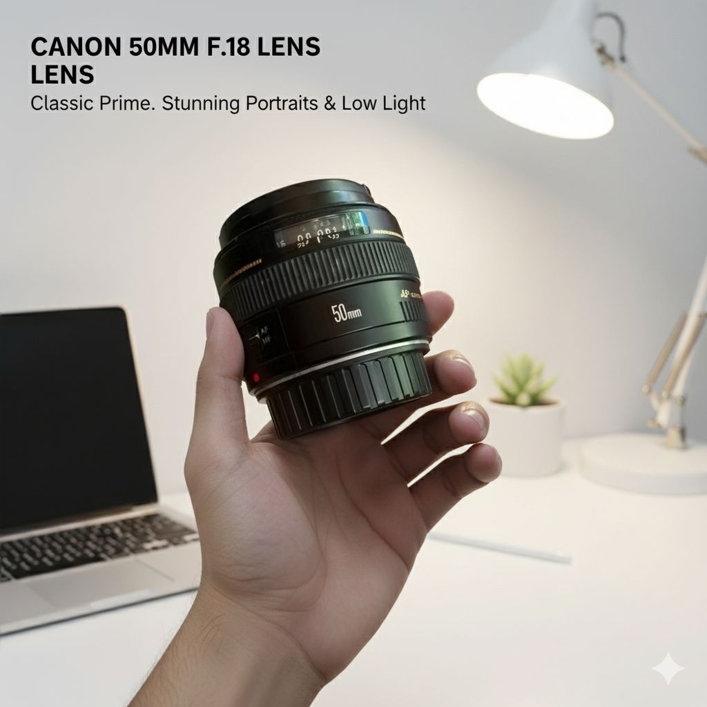 Lensa Canon EF 50mm f/1.8 STM Canon 50MM LENS USM BEKAS SECOND