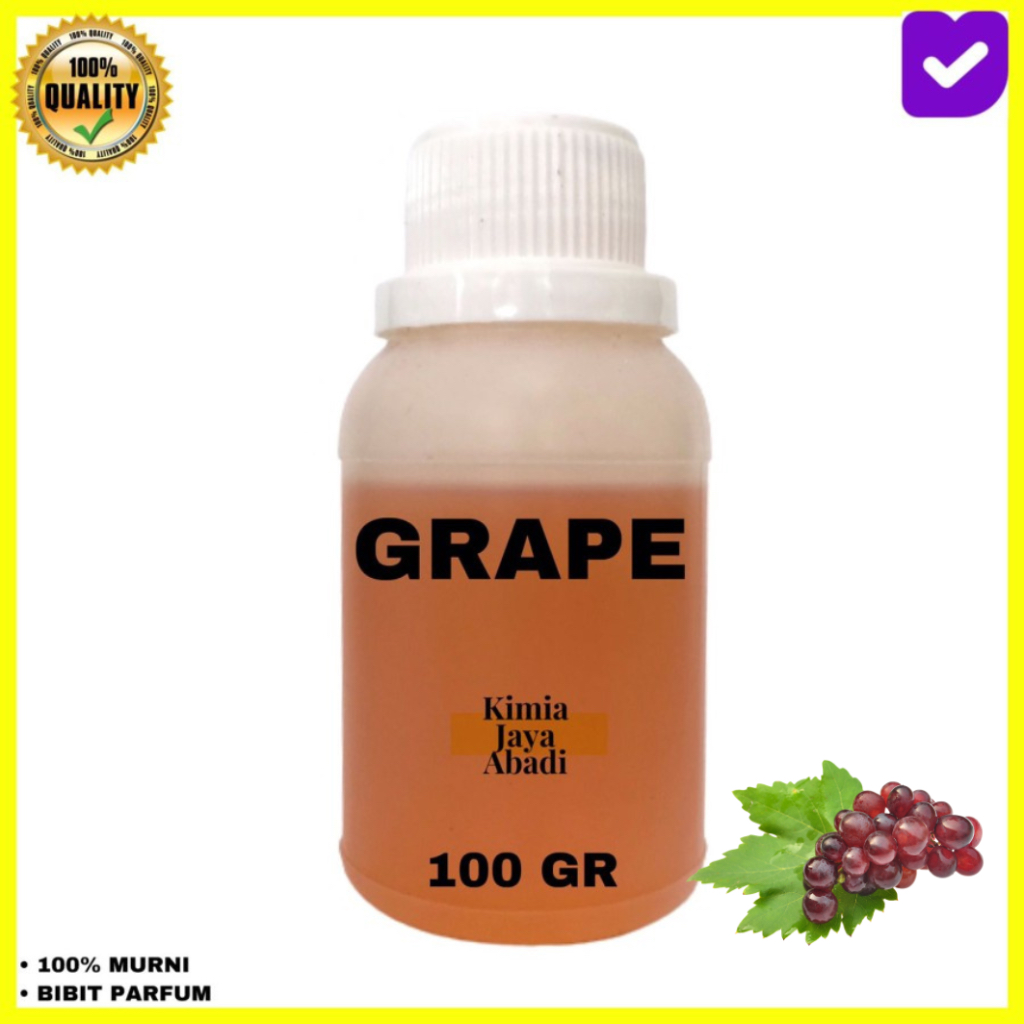 Bibit Parfum Anggur Grape Fragrance Oil 100 gram
