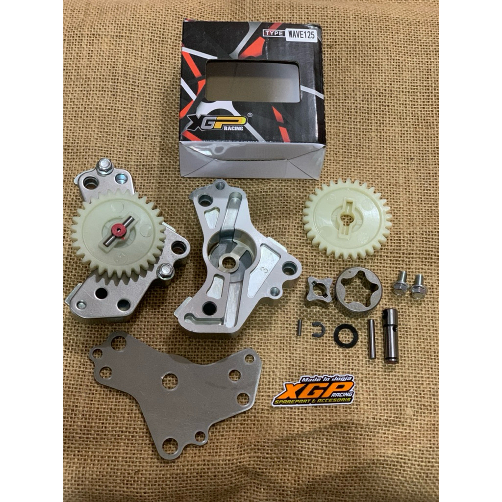 Pompa Oli Oli Pom Racing Supra X  125 Kirana Blade 125 Supra X 125 Fi Karisma XGP