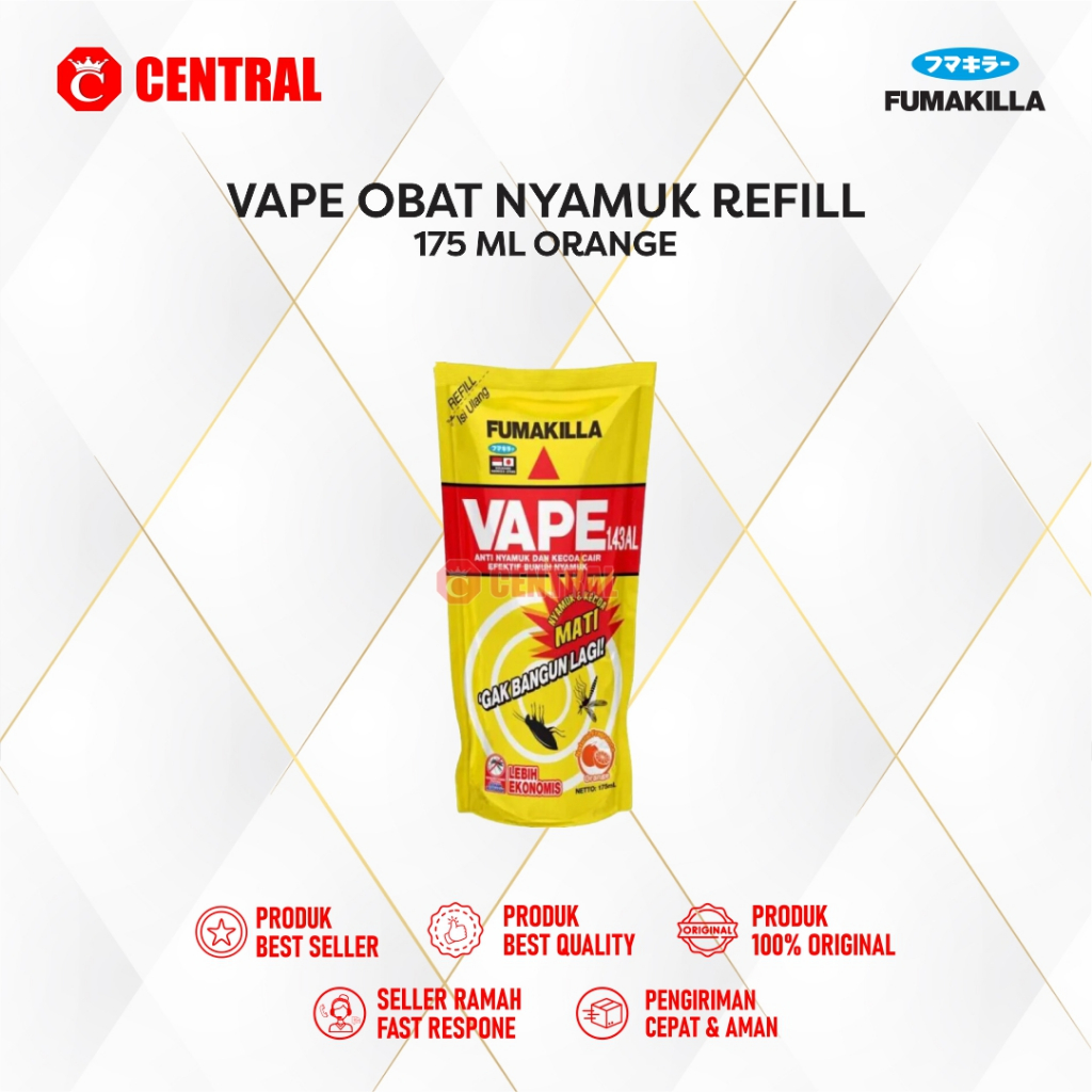 FUMAKILLA VAPE ANTI NYAMUK CAIR REFILL 175ML