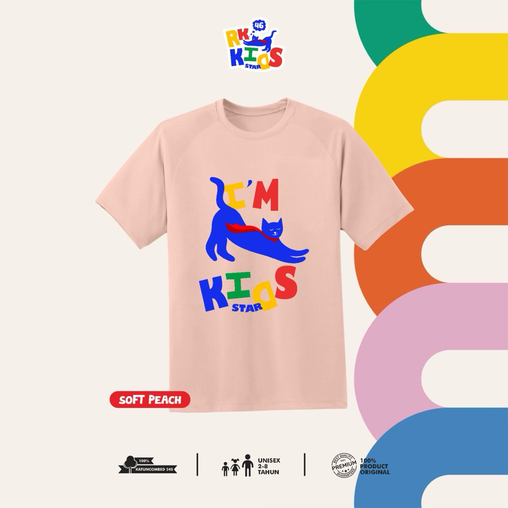 kaos anak custom combed24s