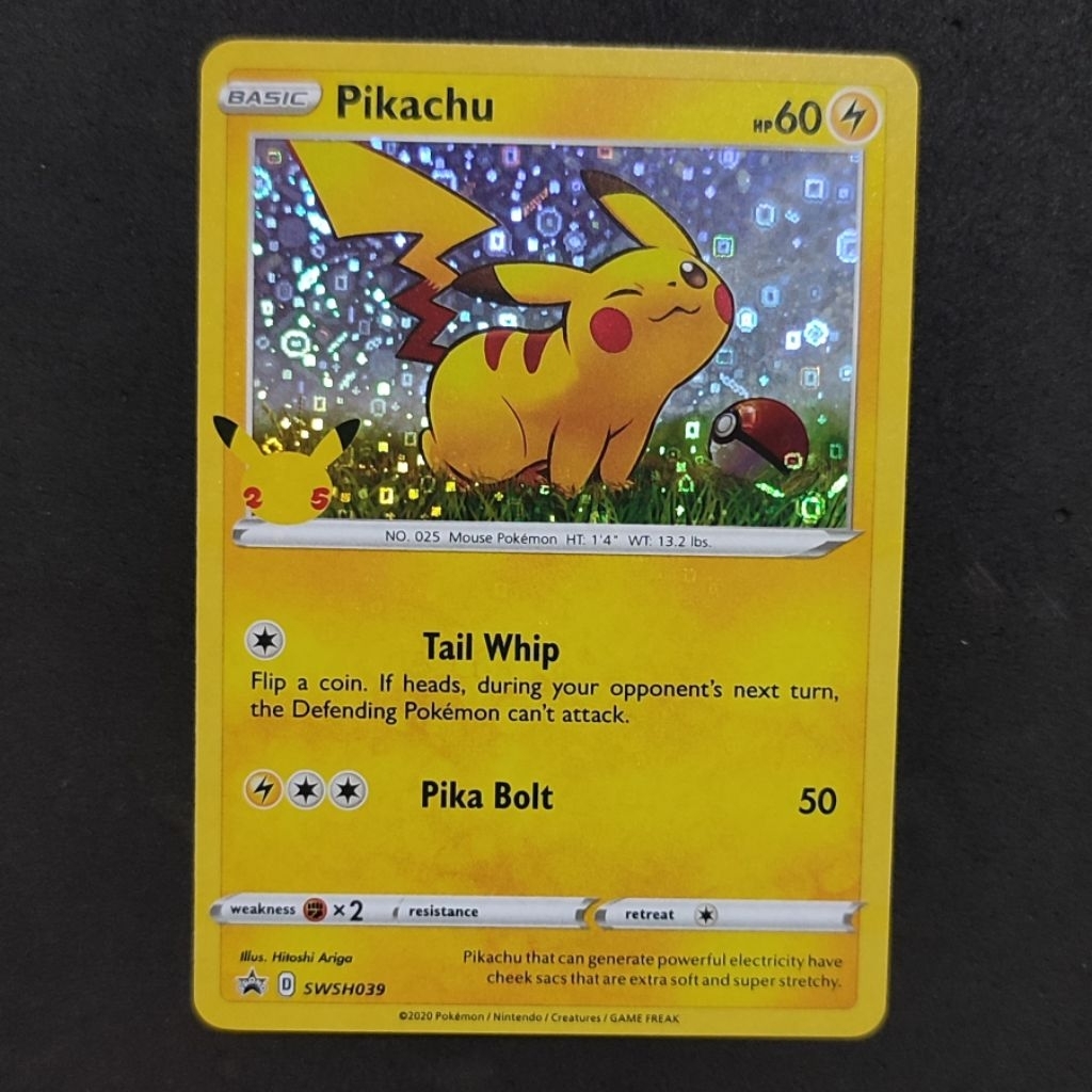 Pikachu Holo Promo Limited TCG Pokemon English
