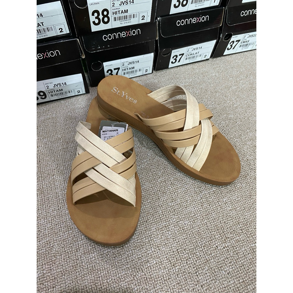 Sandal connexion Slop wanita sandal connexion wanita sandal slip on connexion