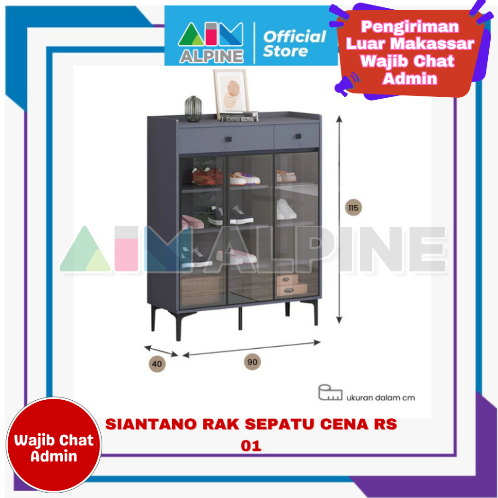 SIANTANO RAK SEPATU CENA RS 01