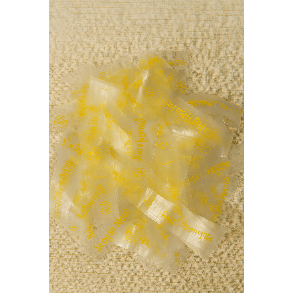 Plastik Es Mambo Kuning – Plastik Es Lilin / Es Panjang – Isi banyak & Berkualitas