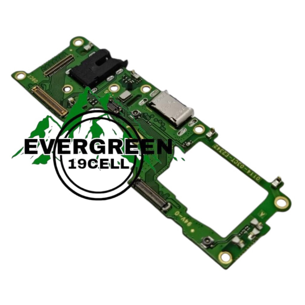 PAPAN PCB KONEKTOR CHARGER OPPO A74 4G / OPPO A95 5G / REALME 8 / REALME 8 PRO + CON H/F + MIC KONEK