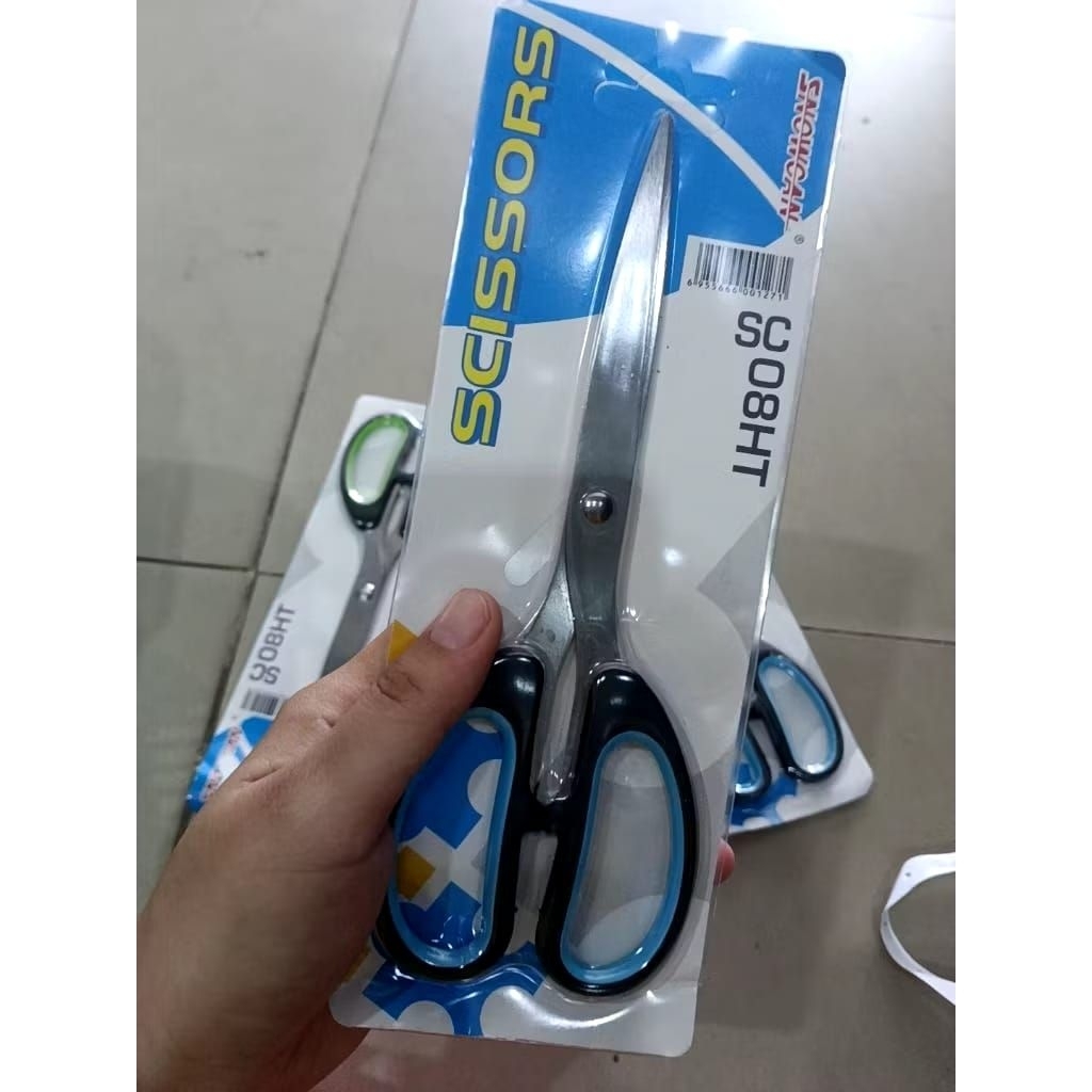 

gunting pacman 8 inchi besar/gunting kertas/gunting serbaguna murah promo