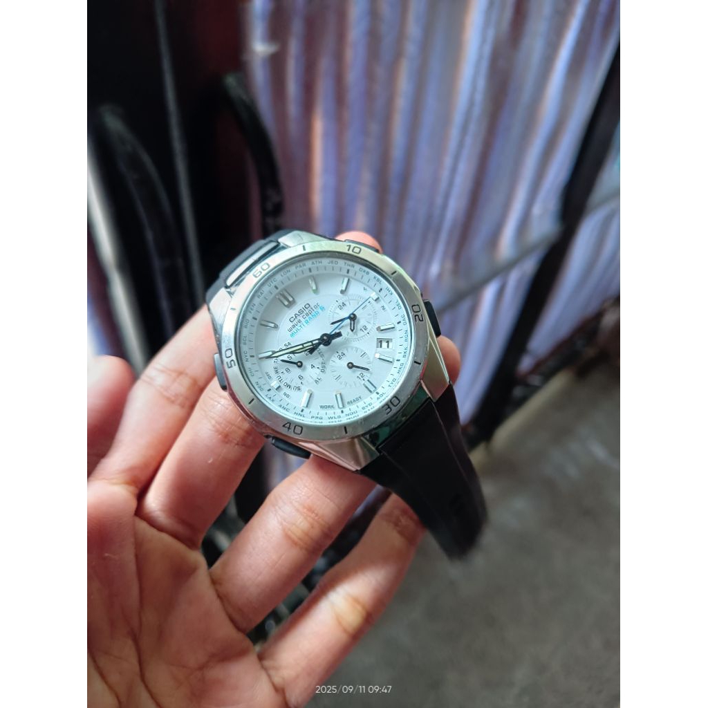 Casio Speedmaster White Dial Tough Solar WVQ-M410