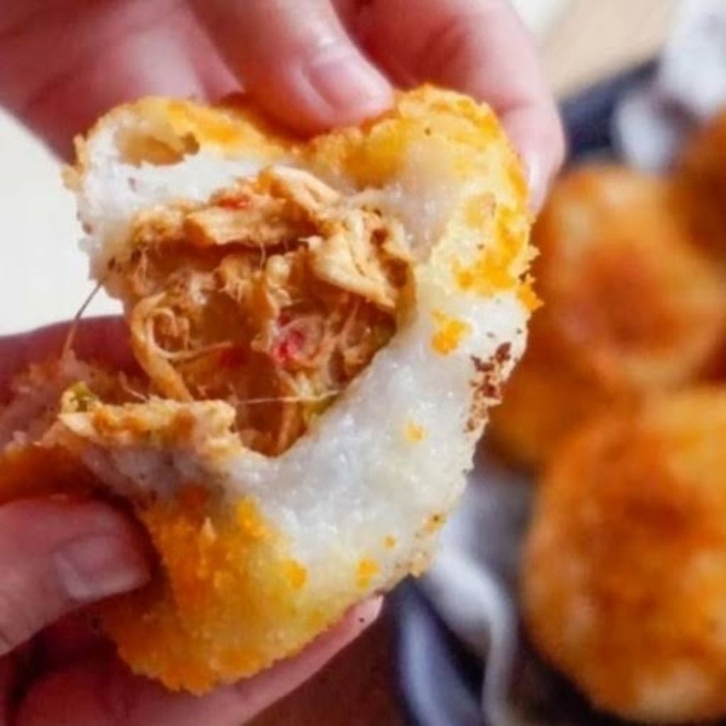 Ulen Ketan Ayam Crispy Bumbu Rujak Asli Sumedang Rasa Ayam Plus Bumbu Rujak Praktis Frozen Food 1 bo