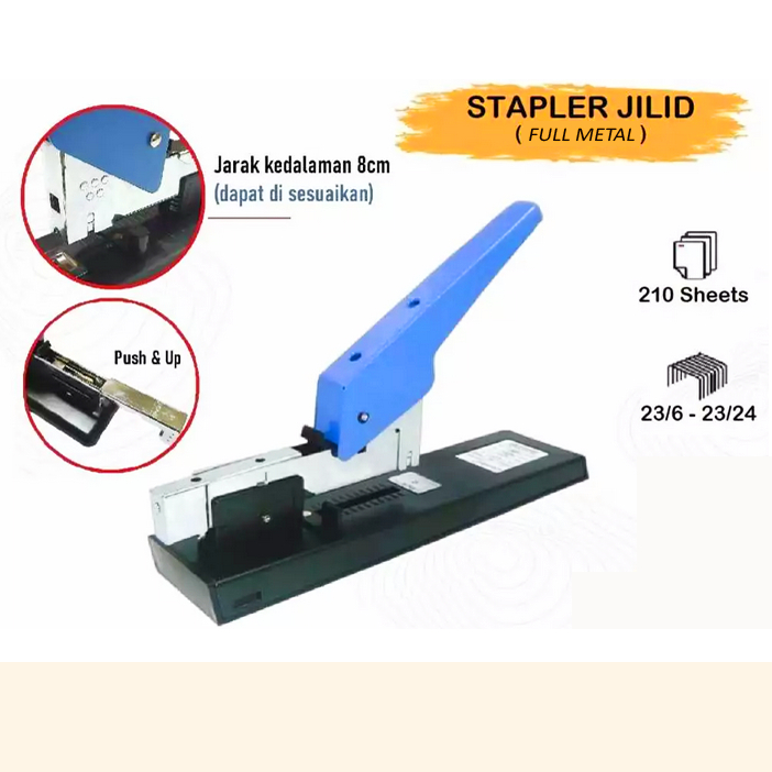 Stapler Jilid Heavy Duty Combo 210 Lbr Hekter Jilid Besar | 1 Pcs