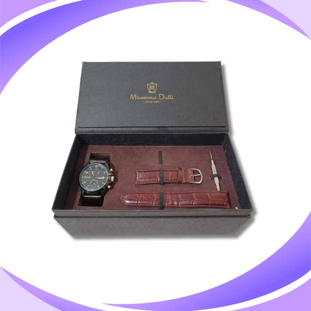 Jam Tangan Pria Massimo Dutti CHORNOGRAPH Second