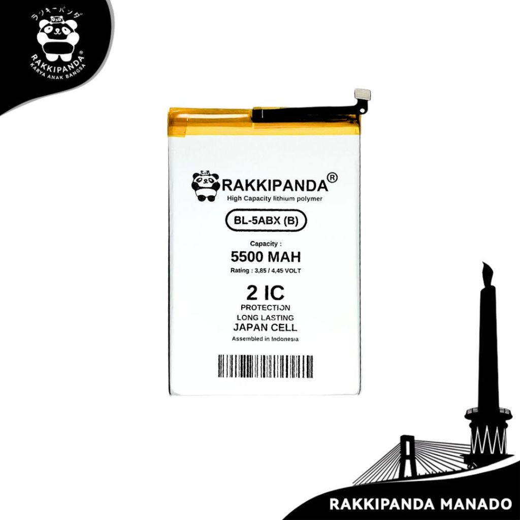 RakkiPanda Baterai HP BL-5ABX (B)  Infinix Hot 50i / Hot 50 4G