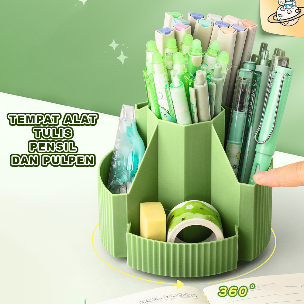 

Tempat Penyimpanan Kotak Pensil Pulpen Tempat Alat Tulis Meja Belajar Organizer Unik - TPS005