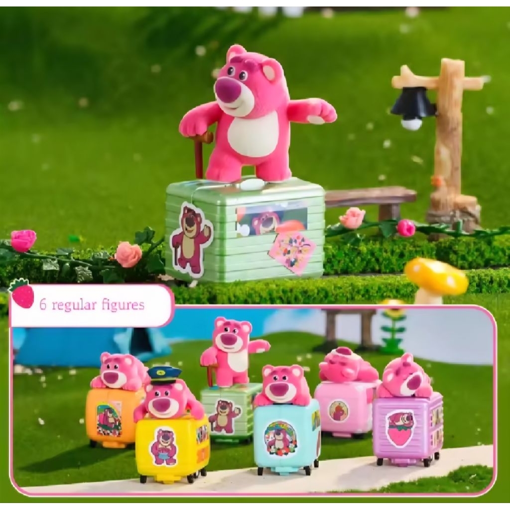 Lotso Luggage Travel Suitcase Original Selected Blind Box Figure