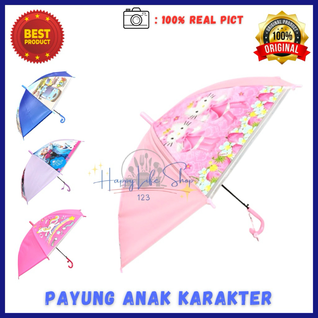 Payung Anak Karakter Pluit / Payung Karakter / Payung Anak