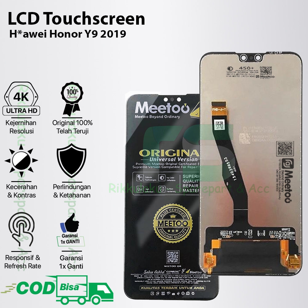 LCD Touchscreen Huawei Y9 (2019) Original 100% Fullset