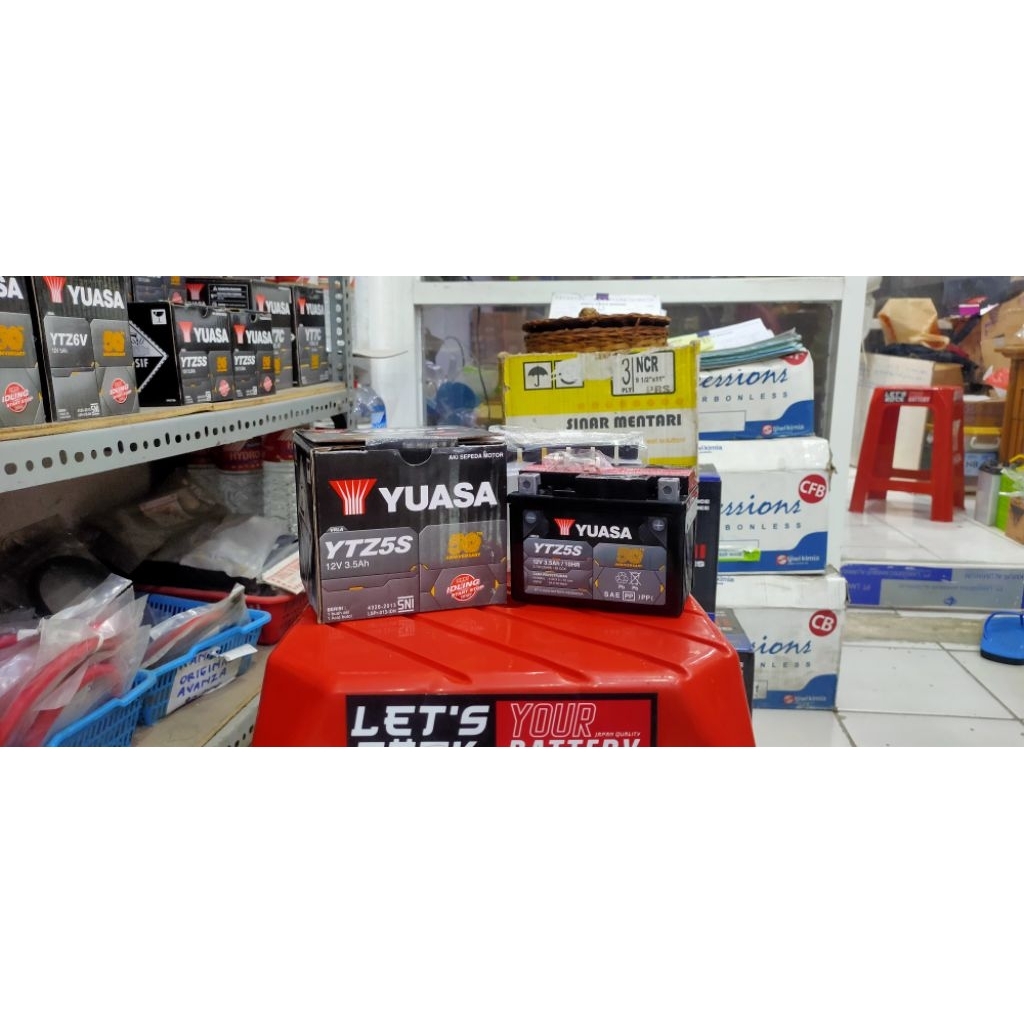 AKI MOTOR HONDA SUPRA X 125 YUASA MF/KERING YTZ5S 12V/3,5AH