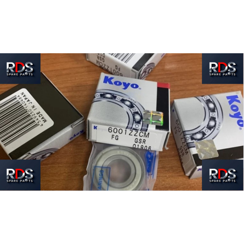 BEARING 6001 ZZ KOYO JAPAN 6001ZZ
