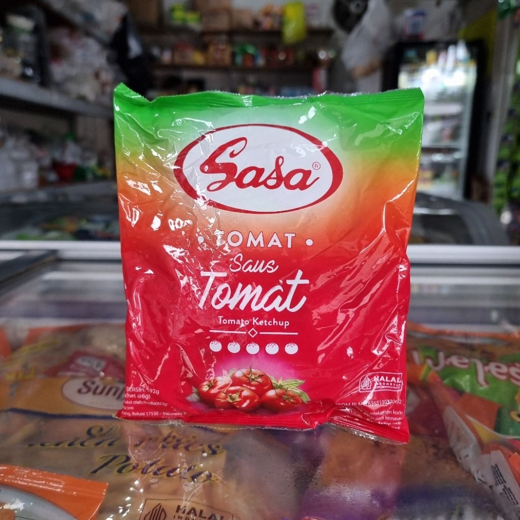 

Sasa Saus Sambal Saus Cabe Saus Tomat 24 Sachet