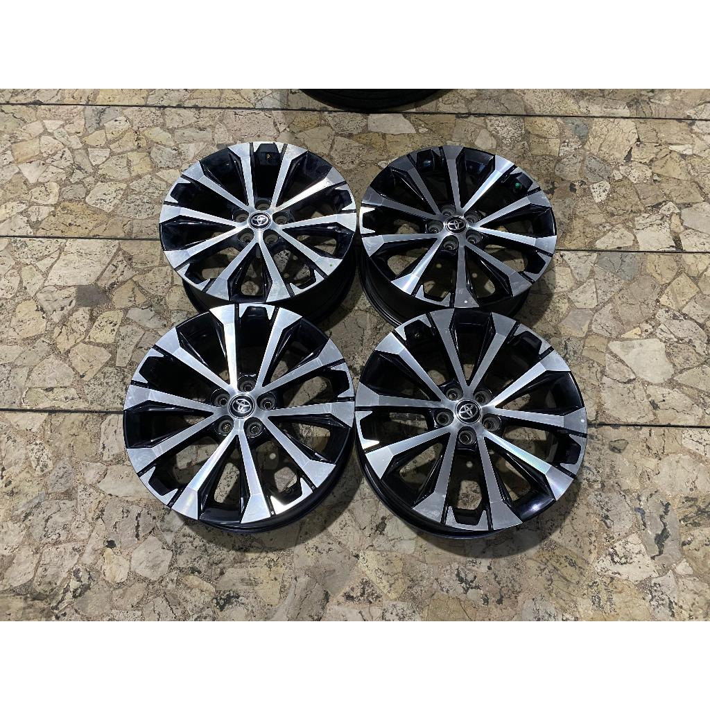 Velg Mobil seken ORIGINAL AVANZA VELOZ Ring 17 Lubang 5x100 VELG SIAP PASANG