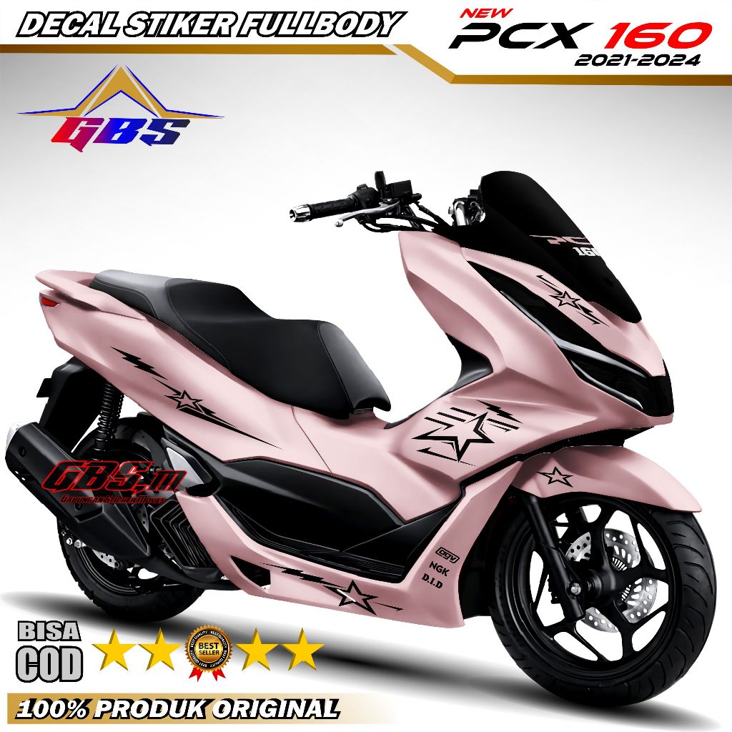 Decal Stiker Honda PCX 160 Fullbody Dekal Stiker PCX 160 2022 2023 2024 Sticker Motor Terbaru