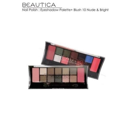 Beautica Eyeshadow Pallete+BLush 10 by Beautica
