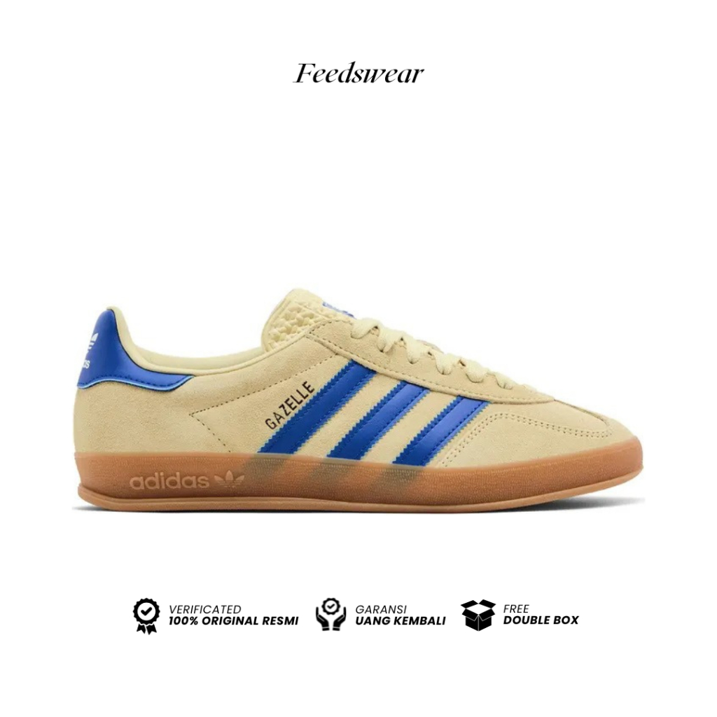 Adidas Gazelle Indoor 'Powder Yellow Royal Blue'