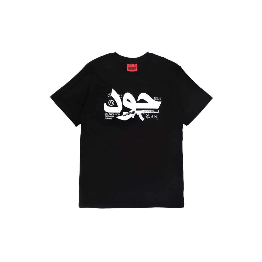 Easthood Talibs Kaos Lengan Pendek Hitam