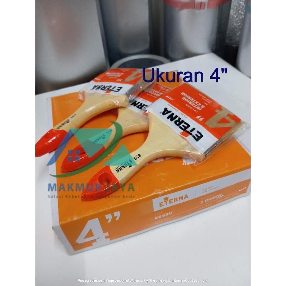 Kuas 4 in Eterna 633 / Kuas cat Eterna 4 in / Kuas Eterna 4 inch