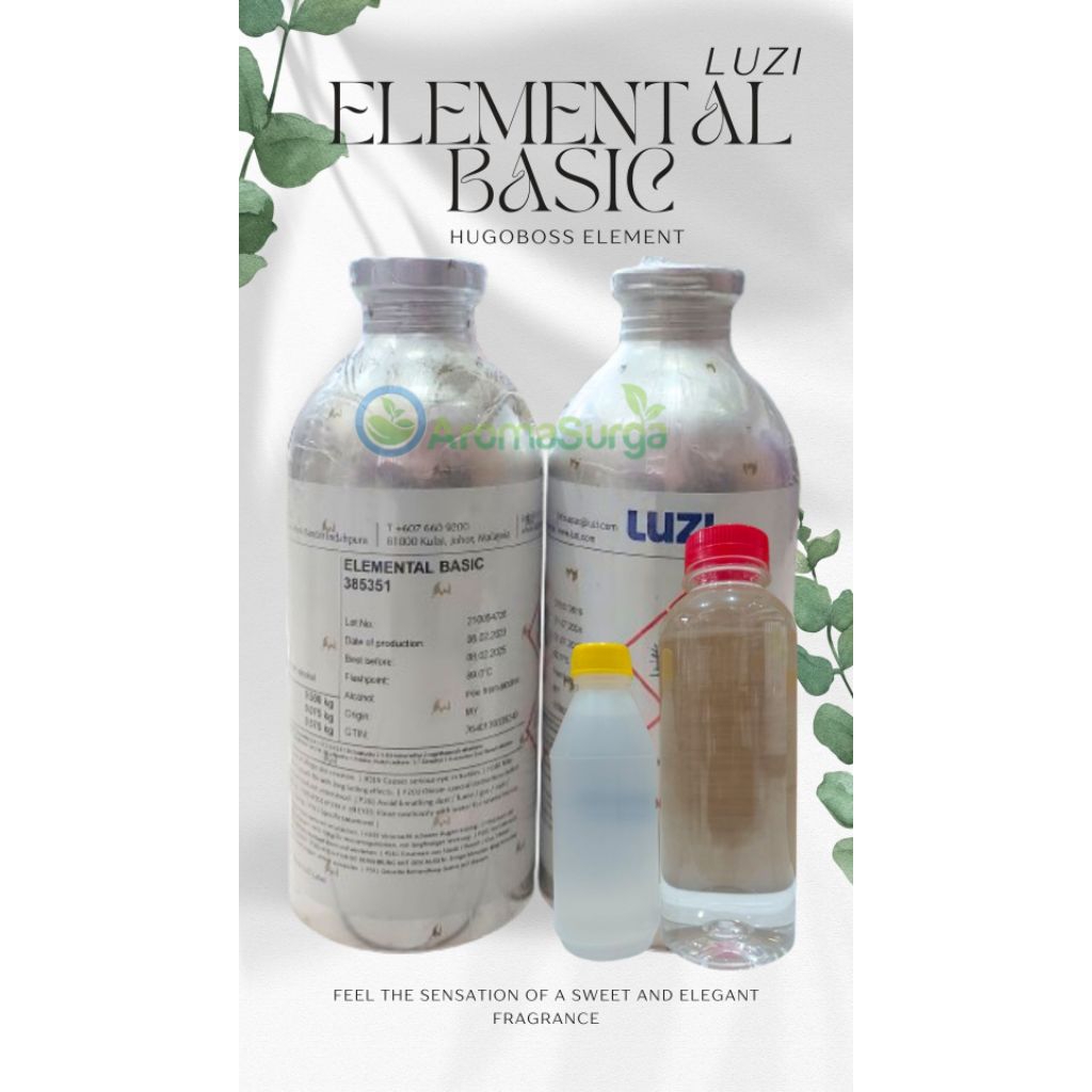 ELEMENTAL BASIC LUZI | BIBIT PARFUM LUZI 100% ASLI