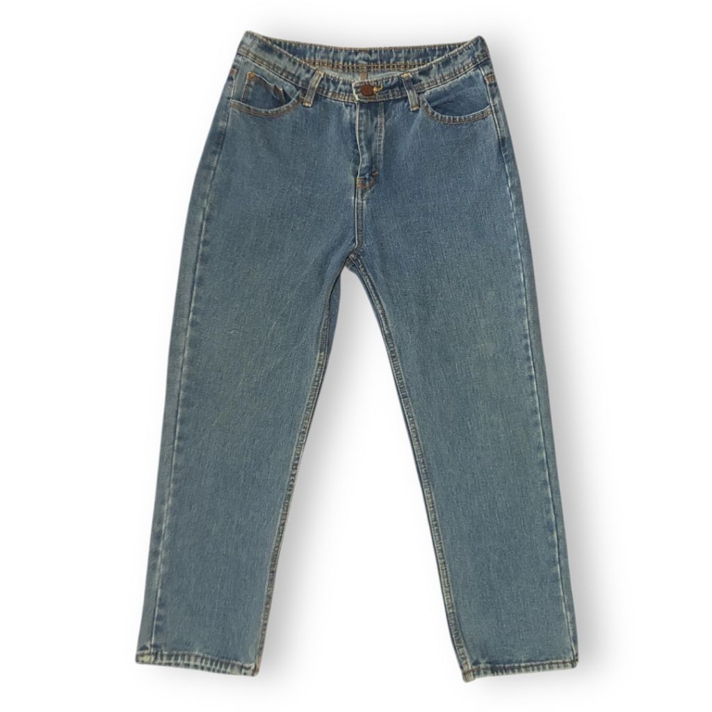 Jeans Second || Blue retro jeans || biru muda