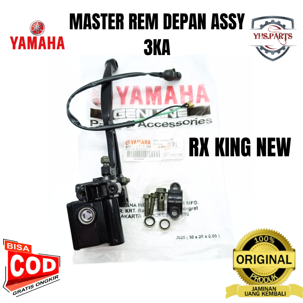 ASLI ORIGINAL MASTER REM DEPAN ASSY YAMAHA YGP 3KA RX KING NEW