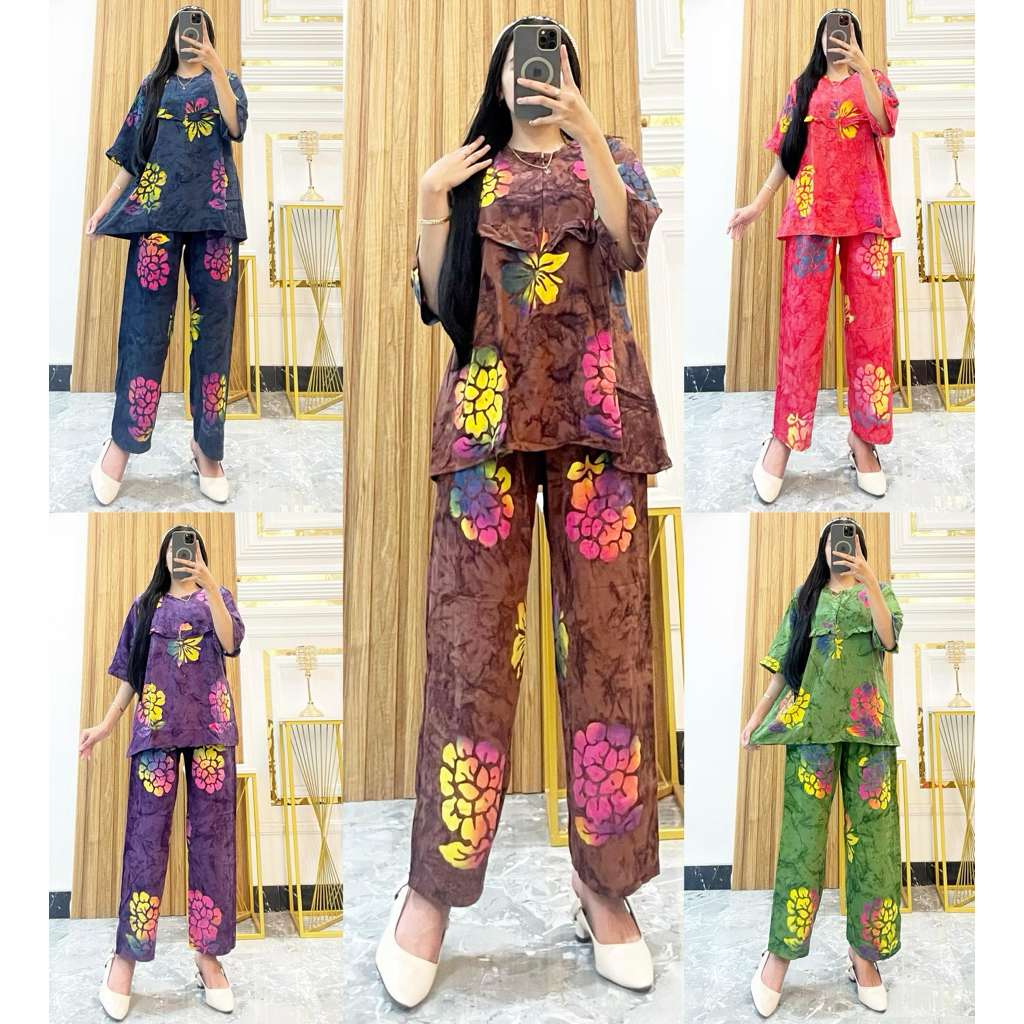 ONE SET KIMONO SUNAN ZAHWA RAYON SUPER