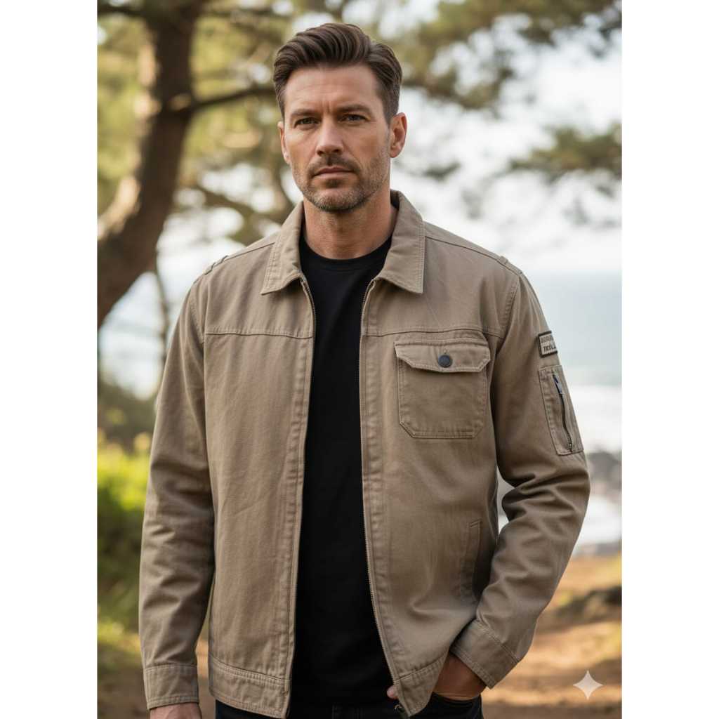 Jaket Jumper Maru Natural Vintage