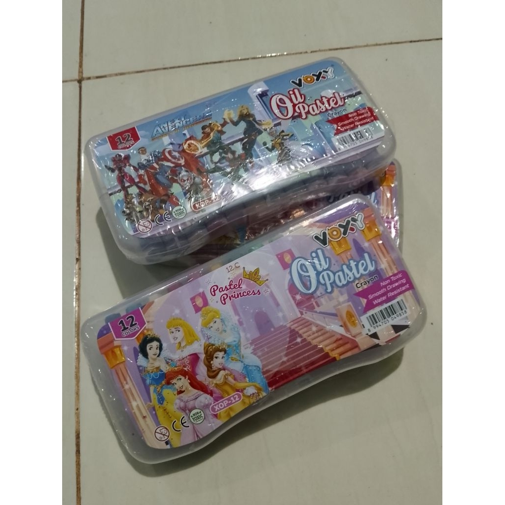 crayon oil pastel 12 warna / crayon mewarnai isi 12 warna - crayon oil pastel anak 12 warna - crayon