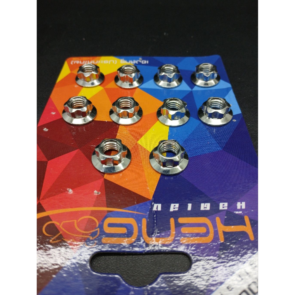 Mur 12 M8 Model Gear Tipis Glossy Probolt Stainless Original Heng Thailand