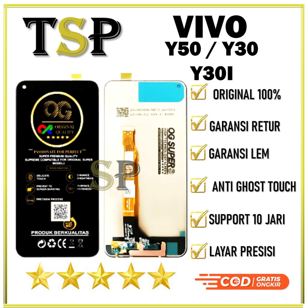 LCD VIVO Y50 / Y30 / Y30i LCD FULLSET ORIGINAL HIGH QUALITY