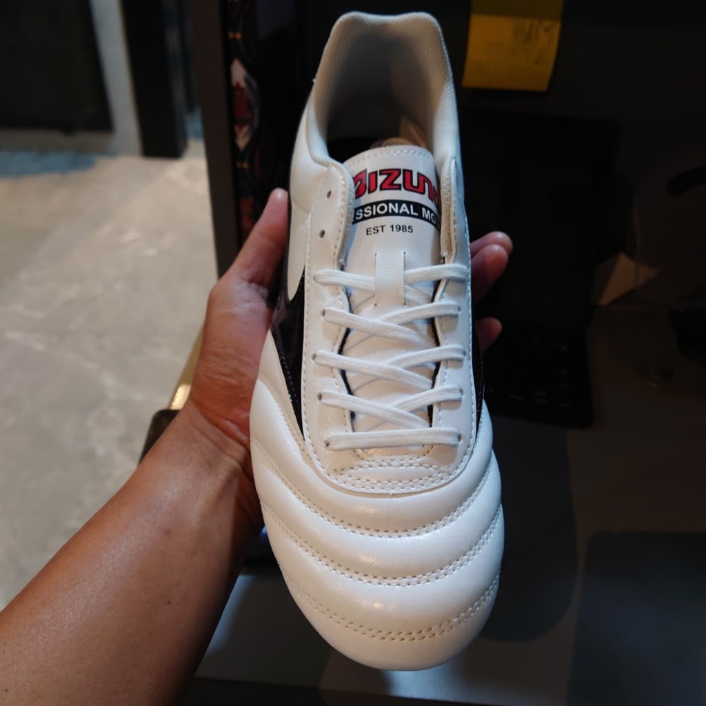 SEPATU BOLA MIZUNO - MORELIA II CLUB WHITE  P1GA250809