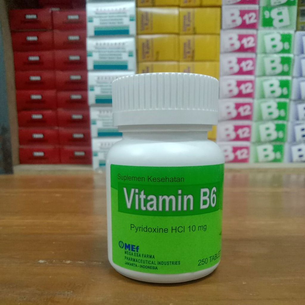 Vitamin B6 mef 1 pot / 1 botol isi 250 tablet